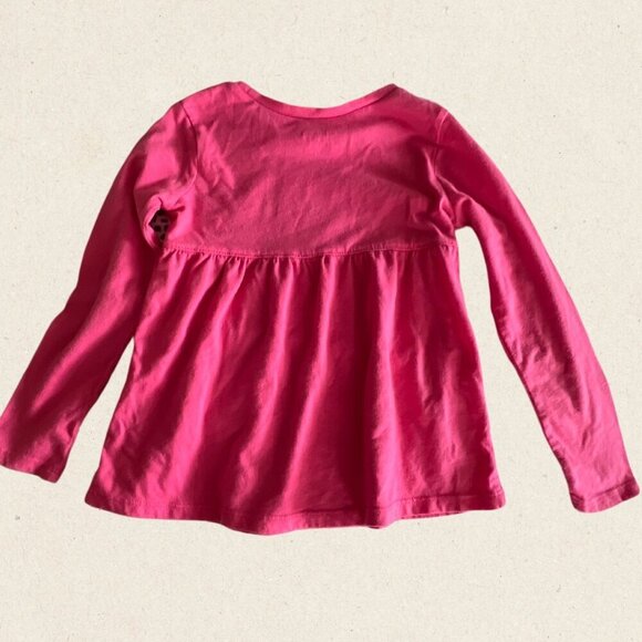 πΈ Children's Place Empire Waist Blouse - Pink, Size 4T πΈ - Picture 2 of 3